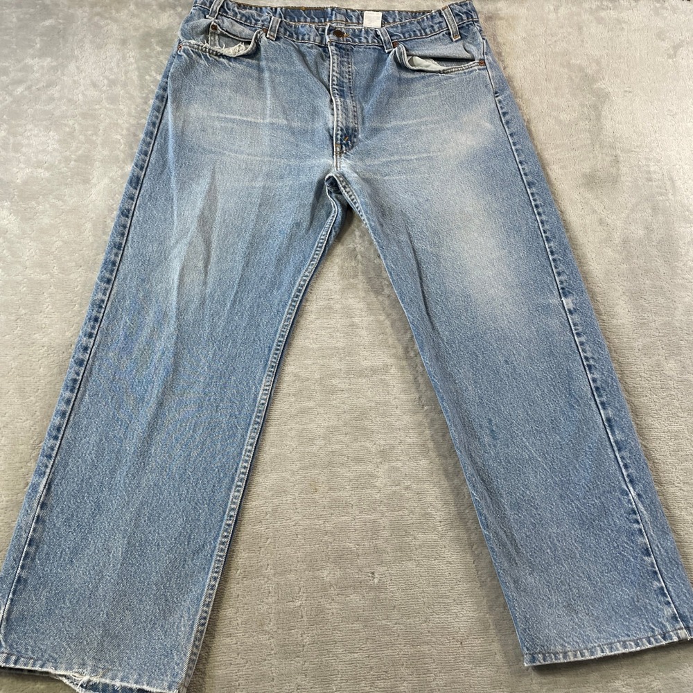 Vintage Levis 505 Jeans Mens 38x28 Blue Regular Straight Orange Tab USA 1994